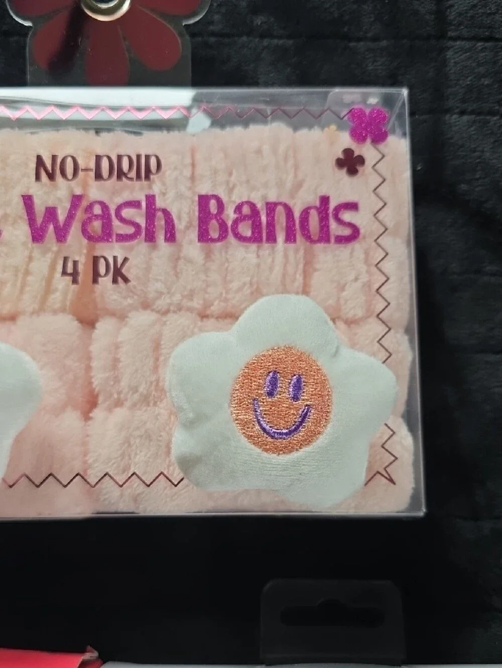 Bundle Of 3 Beauty Products ~ 2 Shower Caps And 4 Piece Wrist Wash Band Set